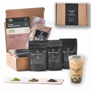 Locca Boba Tea Kit | 24+ Bubble Teas | Premium Daily Joy Kit | Premium Matcha, Earl Grey Lavender, Jasmine | Vegan & Gluten Free Boba Drink | Premium...